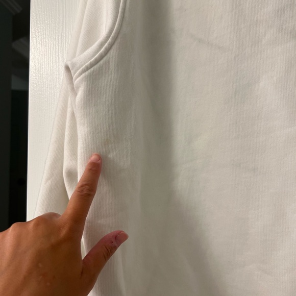 Nike Men's White Crewneck - Picture 6 of 7